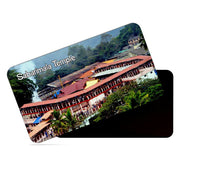 dhcrafts Multicolor Kerala Sabarimala Temple Design Rectangular Rubber Matte Finish Fridge Magnet / Magnetic Card Pack of 1 (8.6cm x 5.4cm)