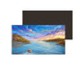 dhcrafts Rajasthan Jaisamand Lake Design Rectangular Fridge Magnet Pack of 1 (8.6cm x 5.4cm)