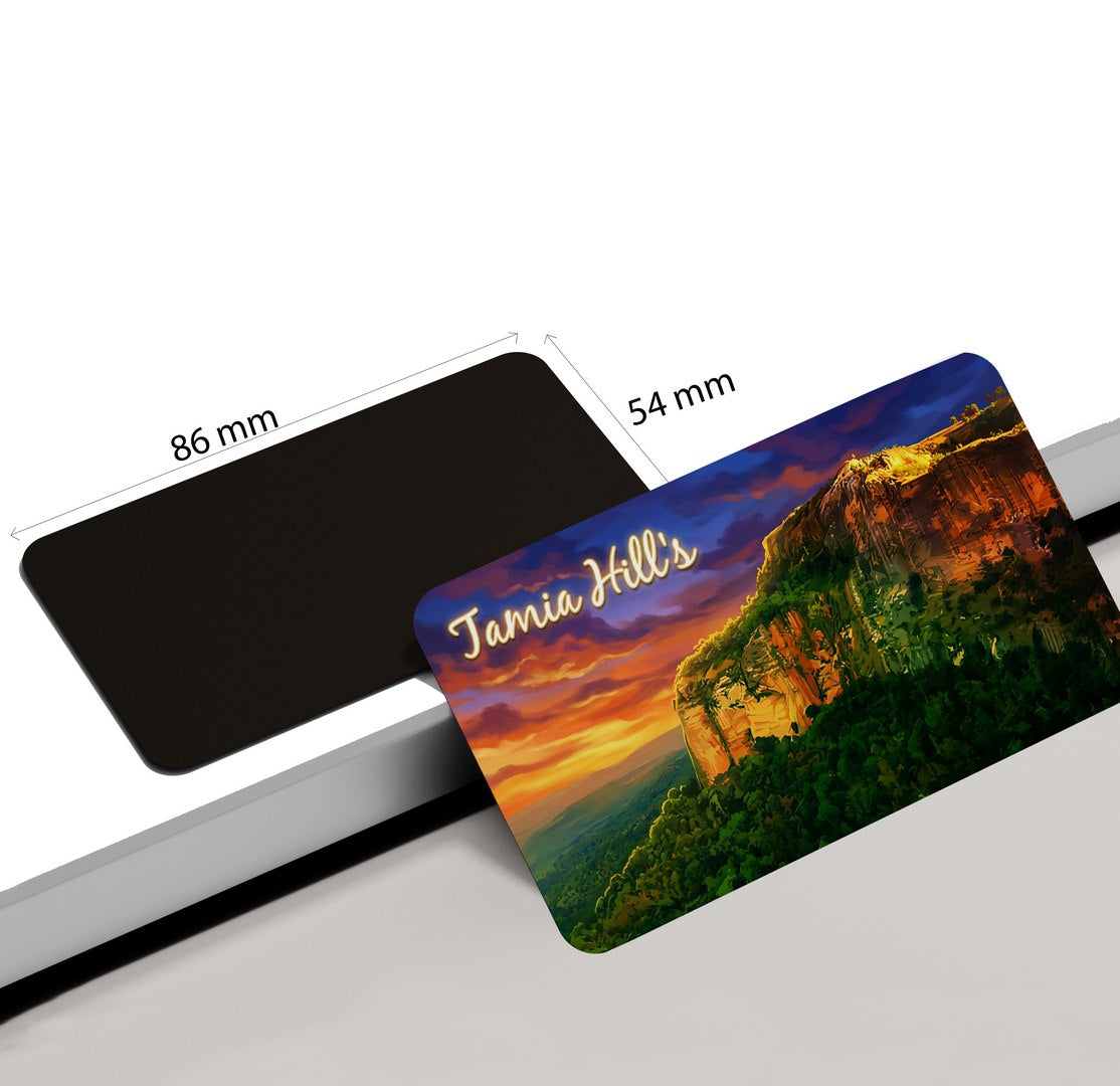 dhcrafts Madhya Pradesh Tamia Hills Design Rectangular Fridge Magnet Pack of 1 (8.6cm x 5.4cm)