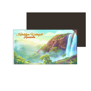 dhcrafts Maharashtra Kataldhar Waterfall Lonavala Design Rectangular Fridge Magnet Pack of 1 (8.6cm x 5.4cm)