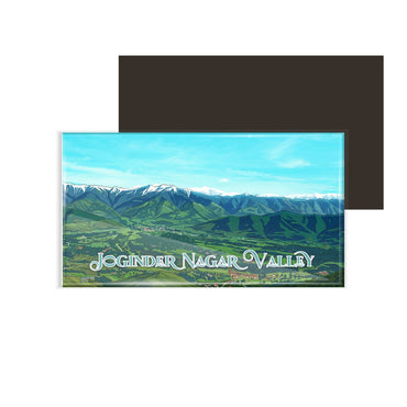dhcrafts Himachal Pradesh Joginder Nagar Valley Design Rectangular Fridge Magnet Pack of 1 (8.6cm x 5.4cm)