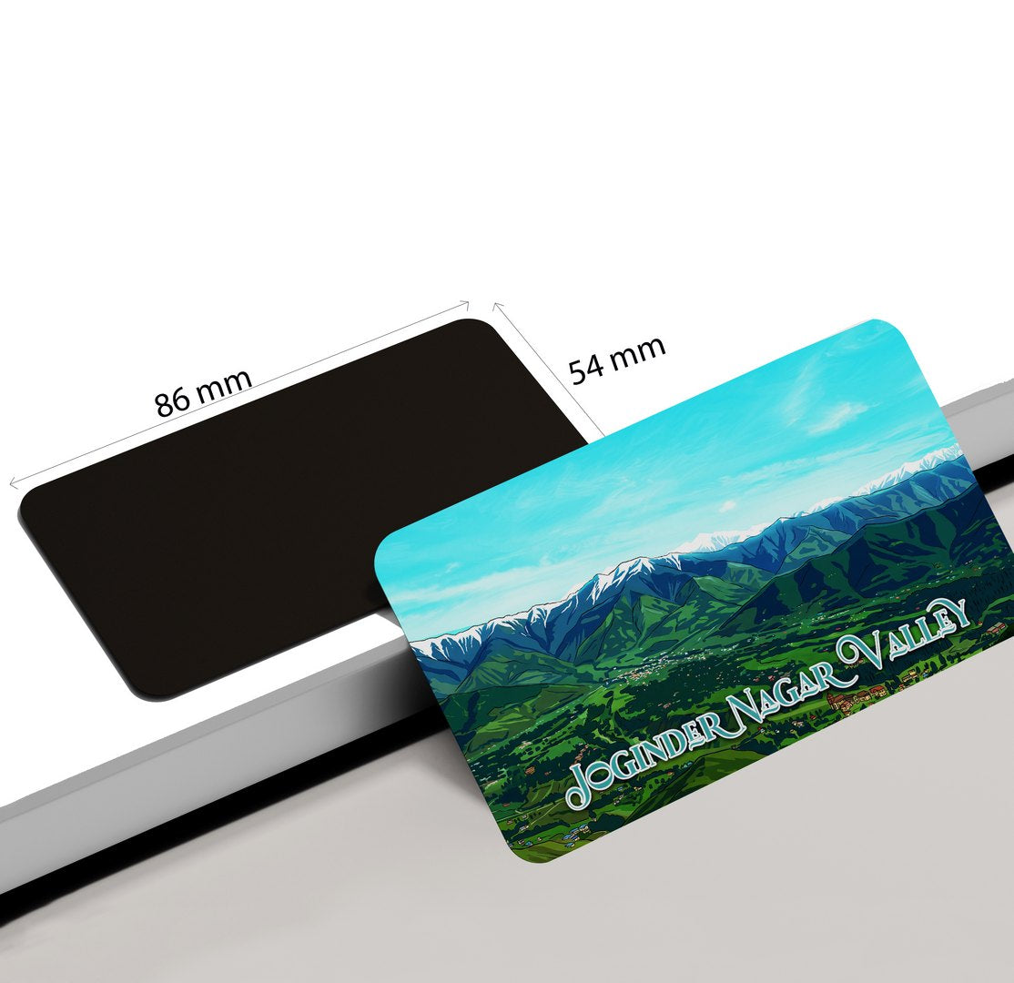 dhcrafts Himachal Pradesh Joginder Nagar Valley Design Rectangular Fridge Magnet Pack of 1 (8.6cm x 5.4cm)