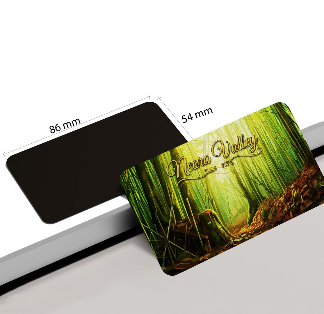 dhcrafts West Bengal Neo Valley Design Rectangular Fridge Magnet Pack of 1 (8.6cm x 5.4cm)