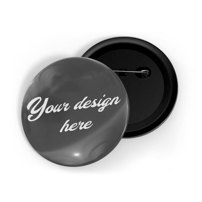 dhcrafts Pin Badges Multi Colour Customised/p Personalized Personalised/coustomised (Pack of 1) Glossy Finish Design