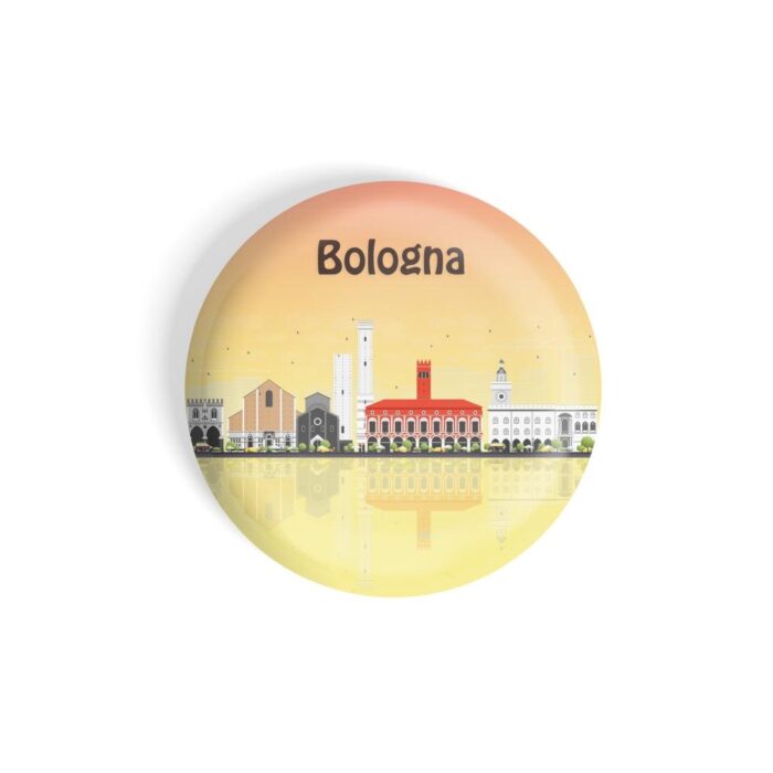 dhcrafts Pin Badges Multicolour Bogota Glossy Finish Design Pack of 1