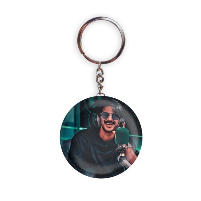 HOLA Keychains Green color Handmade Malayalam Actor Dulquer Salman D1 Glossy Finish Design Pack of 1