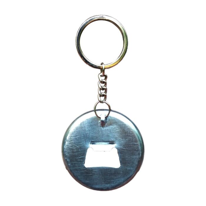 HOLA Keychains Blue color Handmade Good Morning D5 Glossy Finish Design Pack of 1