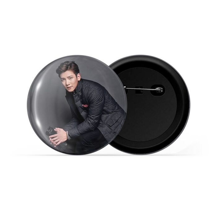 dhcrafts Pin Badges K-Drama Korean Actor Multicolour Ji Chang-wook D11 Glossy Finish Design Pack of 1