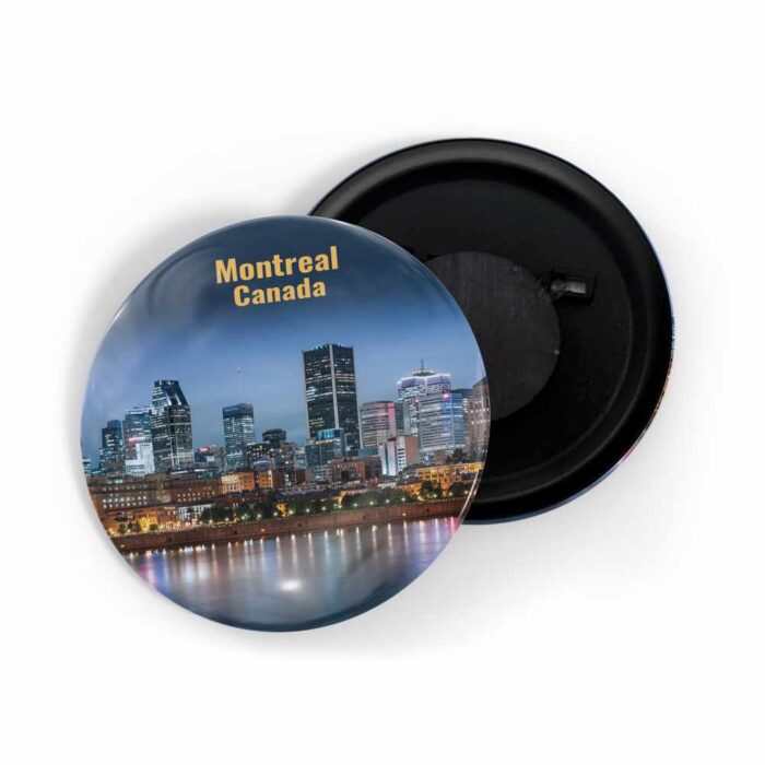 dhcrafts Fridge Magnet Multicolor Famous Tourist Place Montreal Canada Glossy Finish Design Pack of 1