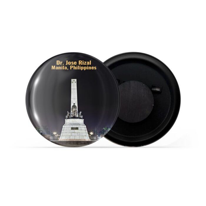 dhcrafts Fridge Magnet Multicolor Famous Tourist Place Dr. Jose Rizal Manila, Philippines Glossy Finish Design Pack of 1