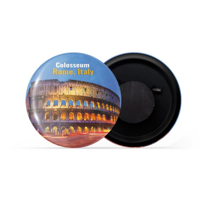 dhcrafts Fridge Magnet Multicolor Famous Tourist Place Colosseum Rome Italy D2 Glossy Finish Design Pack of 1