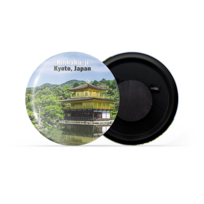 dhcrafts Fridge Magnet Multicolor Famous Tourist Place Kinkaku-ji Kyoto, Japan Glossy Finish Design Pack of 1