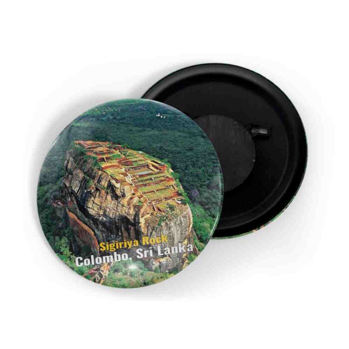 dhcrafts Fridge Magnet Multicolor Famous Tourist Place Sigiriya Rock Colombo, Sri Lanka Glossy Finish Design Pack of 1