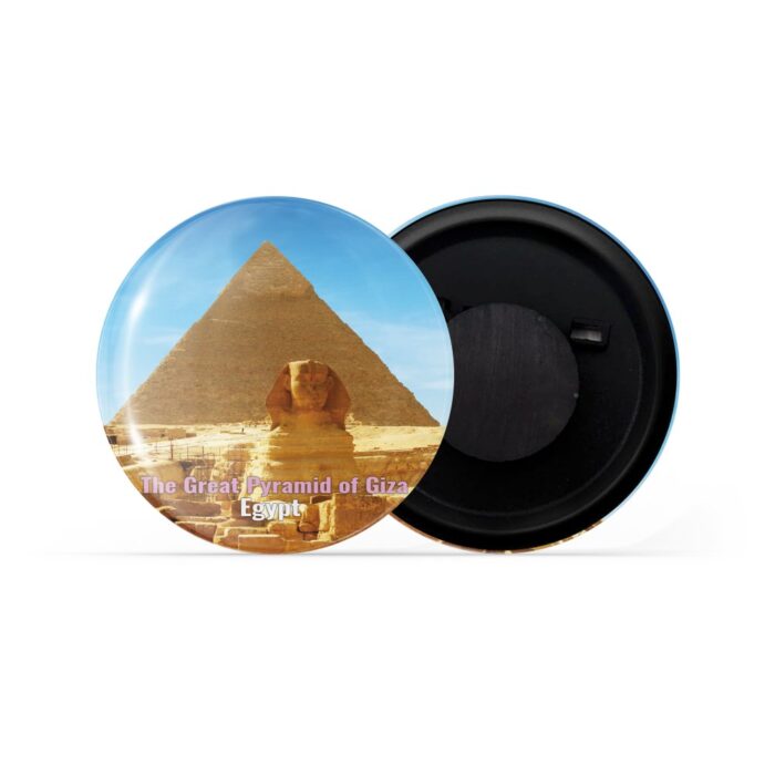 dhcrafts Fridge Magnet Multicolor Famous Tourist Place The Great Pyramid Of Giza Egypt Glossy Finish Design Pack of 1