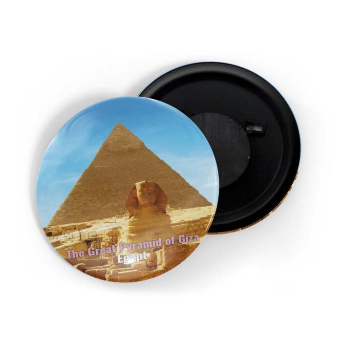 dhcrafts Fridge Magnet Multicolor Famous Tourist Place The Great Pyramid Of Giza Egypt Glossy Finish Design Pack of 1