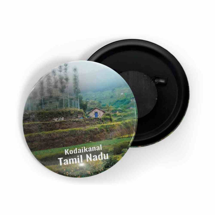 dhcrafts Fridge Magnet Multicolor Kodakanal D1 Tamil nadu Tourist Place Glossy Finish Design Pack of 1 (58mm)