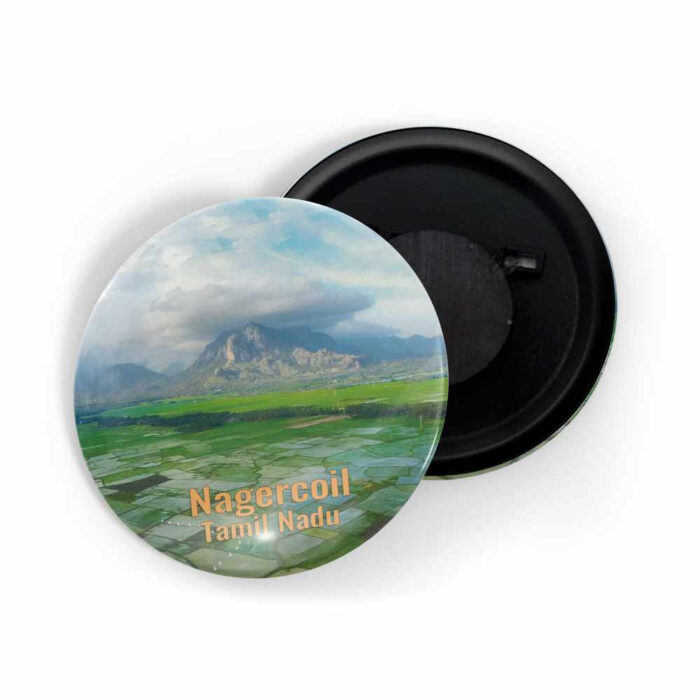 dhcrafts Fridge Magnet Multicolor Nagercoil Tamil nadu Tourist Place Glossy Finish Design Pack of 1 (58mm)