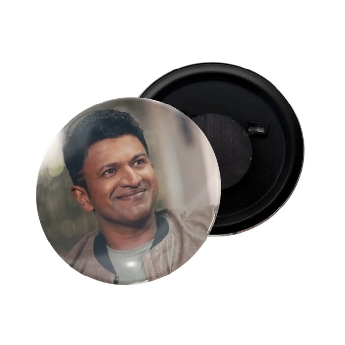 dhcrafts Fridge Magnet Multicolor Actor Puneeth Rajkumar D5 Glossy Finish Design Pack of 1 (58mm)