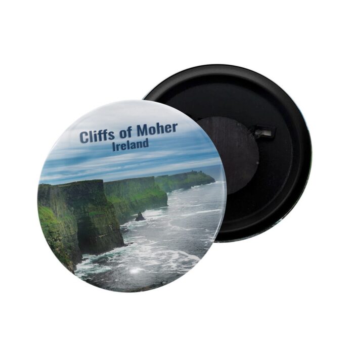 dhcrafts Fridge Magnet Ireland Cliffs Of Moher Glossy Finish Design Pack of 1 (58mm)