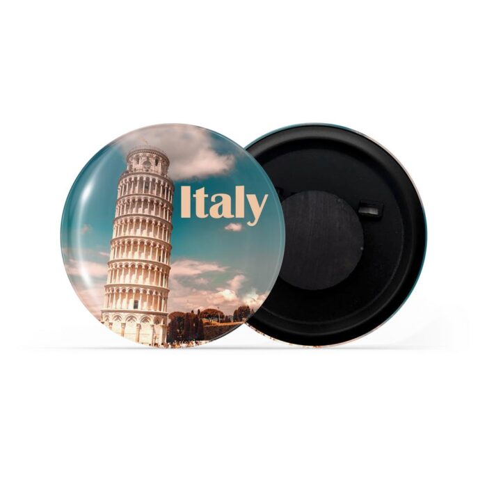 dhcrafts Fridge Magnet Italy Glossy Finish Design Pack of 1 (58mm)